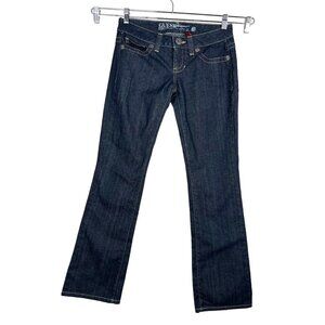 Guess Y2K low rise Daredevil flare jeans dark sz 28